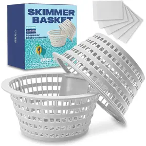 2 Pack Above Ground Pool Skimmer Basket Replacement,Skimmer Basket for Inground Pool,Pool Filter Basket Skimmer for Swimline Hydrotools 8928 Olympic ACM88