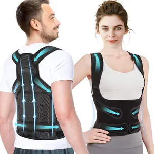 Back Brace Back Straightener Posture Corrector for Women and Men Adjustable Posture Corrector Back Support Relieves Back Pain Scoliosis and Hunchback Correction Healthcare Tool Waist Trainer Corset Waist Girdle summerwins