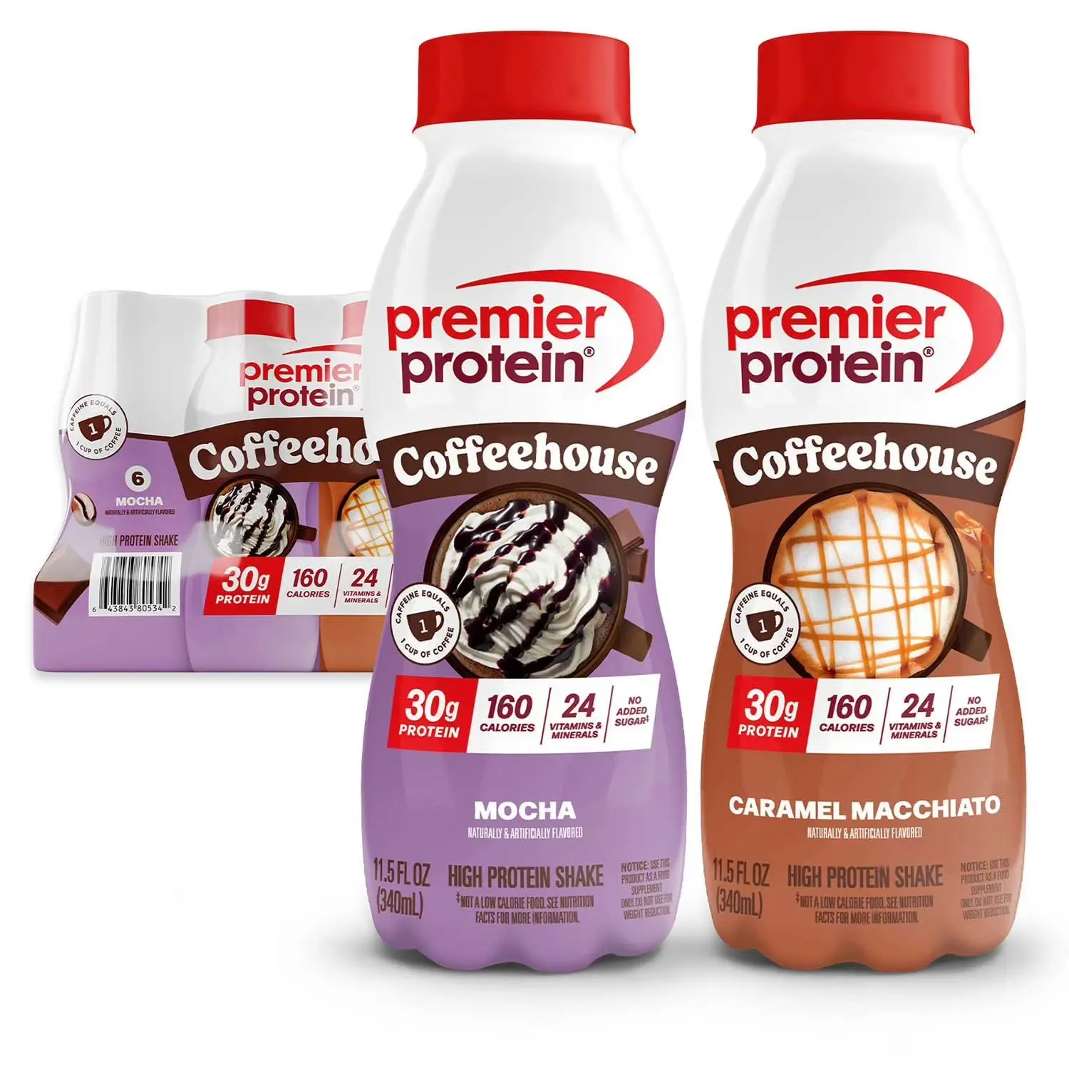 Premier Protein 30g Coffeehouse Variety Pack, 11.5 fl. oz., 12 pk.