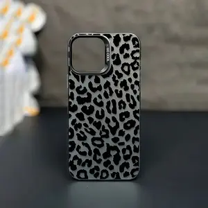 Leopard Print Full Cover Phone Case forPhone Case for iPhone 17, 16, 15, 14, 13, 12, 11, X, XR, 8, 7 (Pro/Max/Plus/Air/17E) and Samsung Galaxy S24, S23, S22, S21, Perfect Gift for Couples and Teens