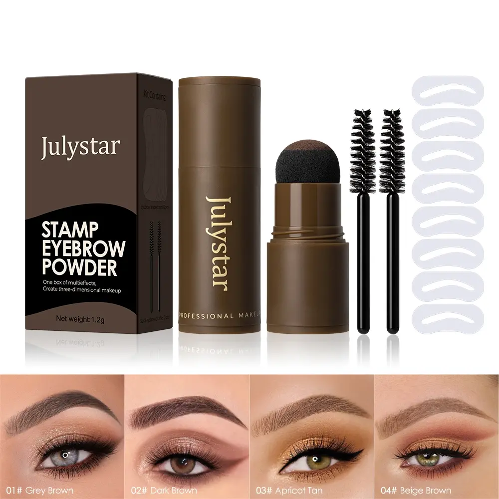 Multifunctional Eyebrow Stencil Set, Includes 2 Brushes & 8 Stencils, Adjustable Waterproof Design, Suitable for Various Eyebrow Shapes Use, Eyebrow Shaper Set, Eyebrow Products