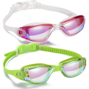 Swim Goggles, 2 Pack Swimming Goggles for Adult Men Women Youth