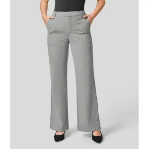 Halara Flex Mid Rise Pocket Straight Leg Work Pants