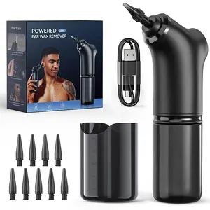 Electric Ear Irrigator, Gentle Home Ear Cleaning, One-Button Flush, Adjustable Water Pressure, Portable, Family Use, Safe Ear Care