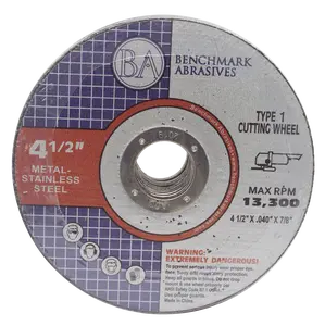 4-1/2" x .040 x 7/8" T1 Premium Thin Cut-off Wheel - 25 pack