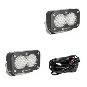 Baja Designs S2 Sport LED Light Pods - Clear (2 Sets)