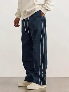 summervibes Men’s summer casual athletic pants, loose straight cut, quick-drying and lightweight, outdoor jogging pants