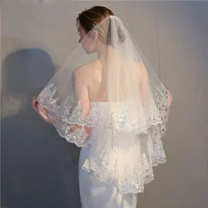 Beautiful Lace 2-tier Wedding Veil