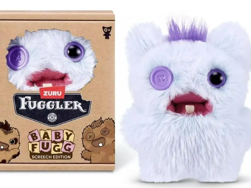 Fuggler Baby Fugg Screech Edition 3.5"-Screech (White & Purple)