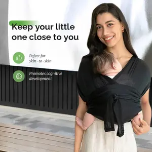 High-Quality X-Shape Baby Carrier, Ergonomic Design, Easy Carry Kangaroo Style, Premium Baby Backpack Wrap, Comfortable Infant Sling, Newborn Sling Carriers