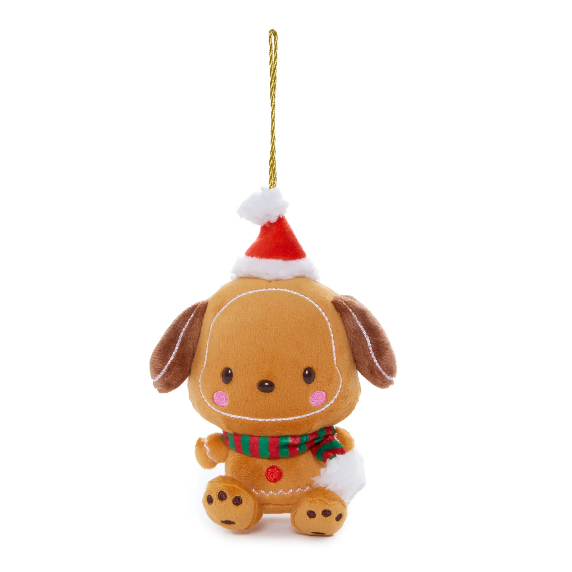 Pochacco Plush Ornament (Holiday Gingerbread Friends)