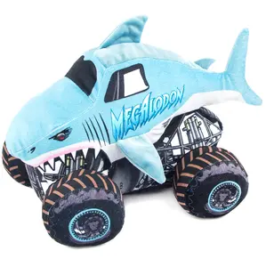 Jay Franco Monster Jam Plush Stuffed Megalodon Pillow Buddy