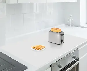 Extra Large Silicone Mat 35.3"x23.5"x0.08", Multipurpose Thick Heat Resistant Nonslip Translucent Silicone Mat Shipped Rolled Up for Kitchen Counter
