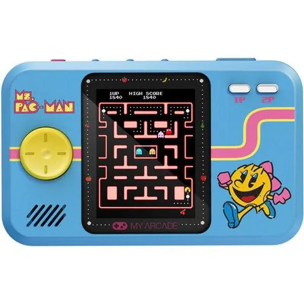 MS. PAC-MAN Pocket Player Pro Handheld Portable Gaming System  [PORTABLE MICRO ARCADE PLAYER]