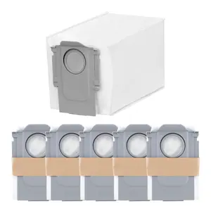Roborock 6 Packs Disposable Dust Bags for Qrevo series, QV 35S, QV 35A, QrevoS, S8MaxV Ultra, S8Max Ultra, QrevoMaxV, QrevoPro, Qrevo Curv, QrevoCurvS5X,QrevoEdge,Saros10series,Qrevo Slim, QrevoEdgeS5A Robot Vacuum