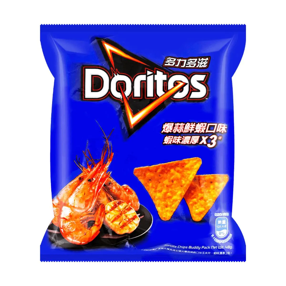 Doritos Taiwan DORITOS Garlic Shrimp Flavor Corn Chips 48g