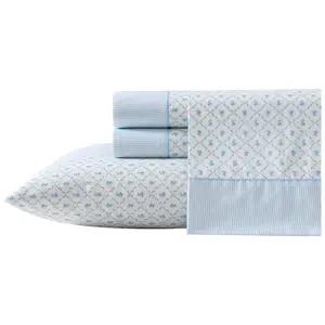 Laura Ashley Kate Blue-Green Full Sheet Set