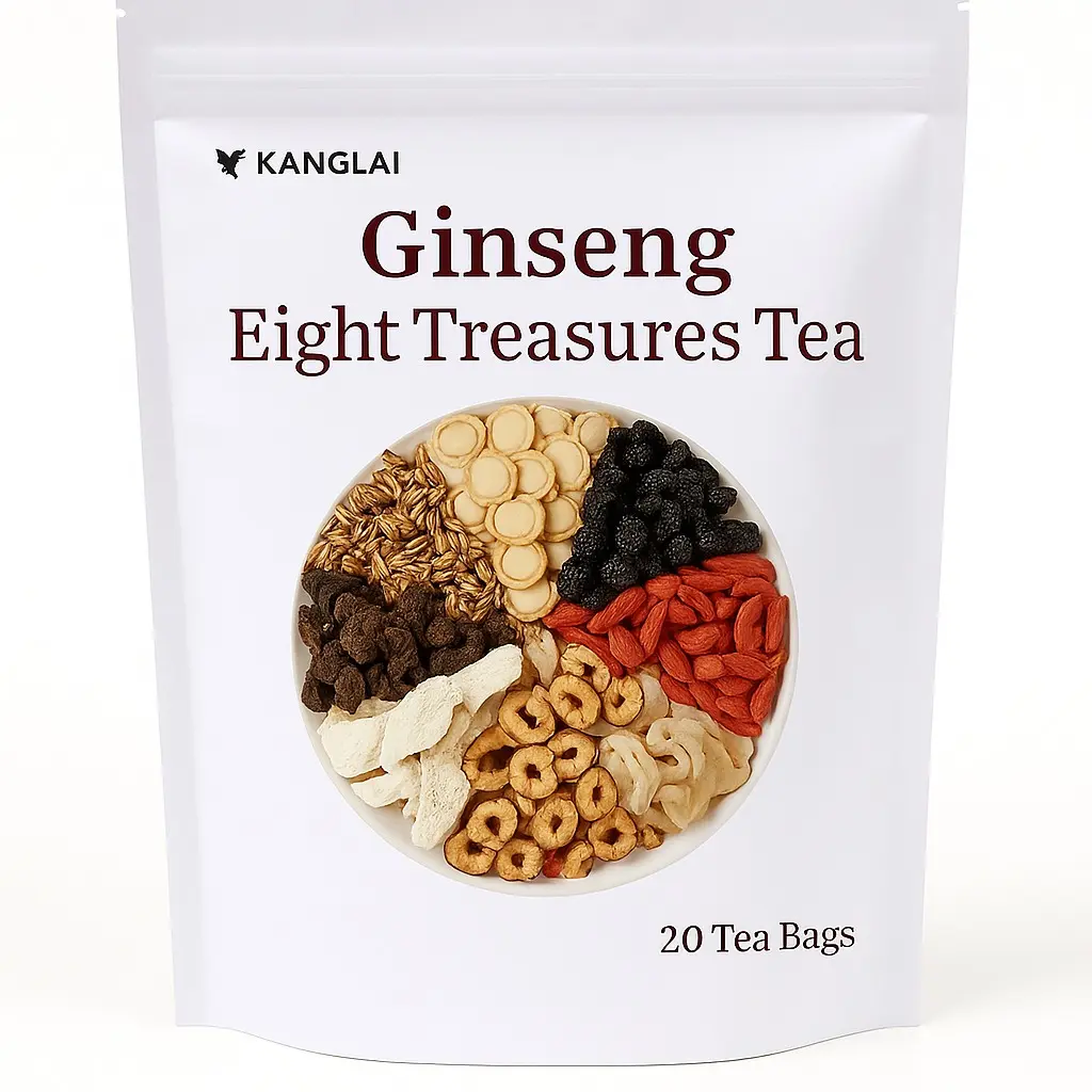 Kidney Support Herbal Tea with Ginseng & Organic Fruits - Traditional Chinese Formula to Revitalize Kidney Health, Natural Drink for Men and Women (20 Bags) red date men woman