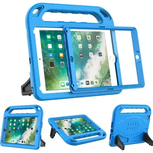 Case for iPad 6th/5th Generation (iPad 9.7-inch, 2017/2018), iPad 9.7/Air 2 Cas e with Screen Protector, Shockproof Handle Stand iPad 6th 5th Generation Case for , Blue