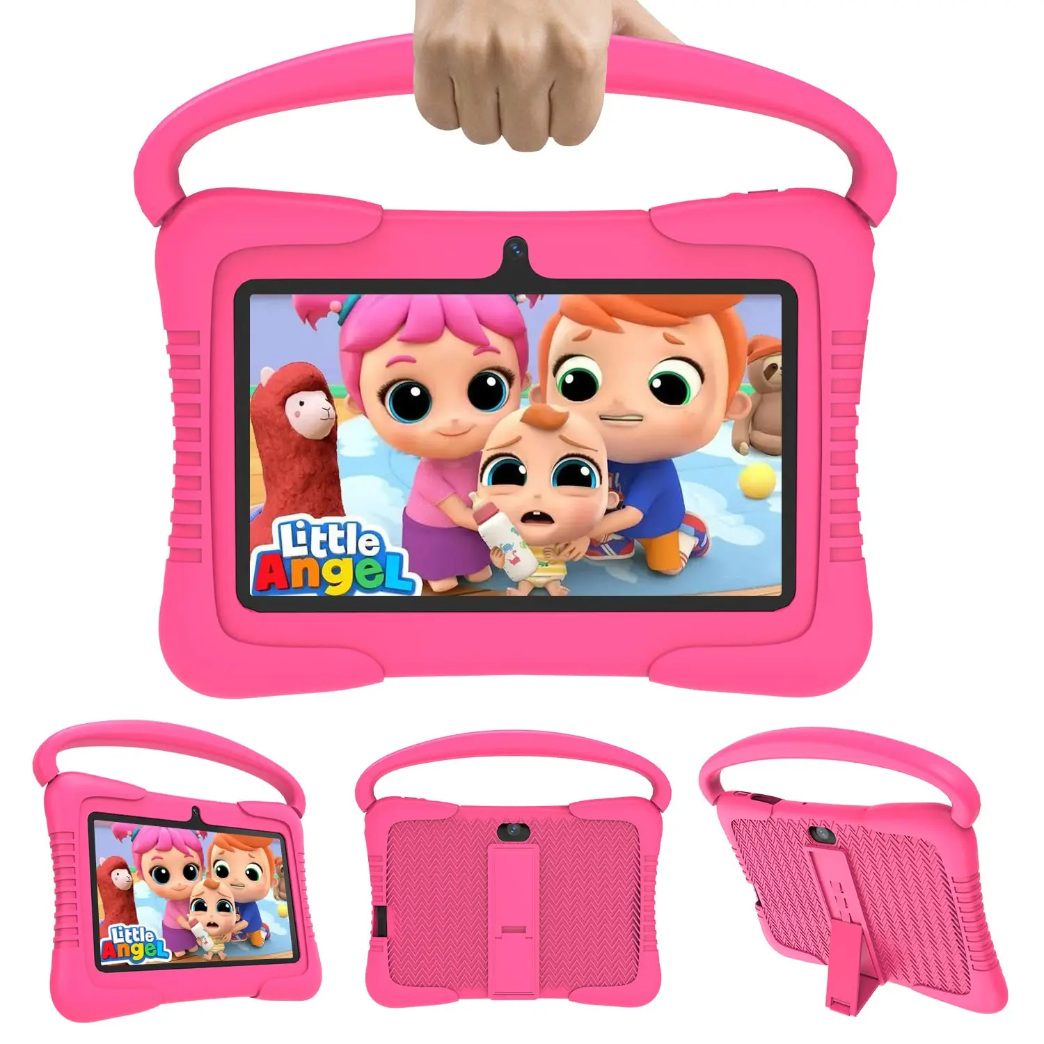 Kids Tablets7 inch Toddler Tablet for Kids Edition Tablets with WiFi Dual Camera Children’s Tablets for Toddlers 32GB Android with Parental Controls Shockproof Case Tablet for kids pritom Quad Core Educational wifi android tablet rom tablet