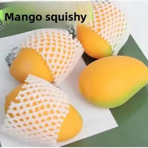 Fluid mango stress-relief toy, slow-rebound decompression toy, fruit  toy, moldable fluid mango  toy oobleck squishy