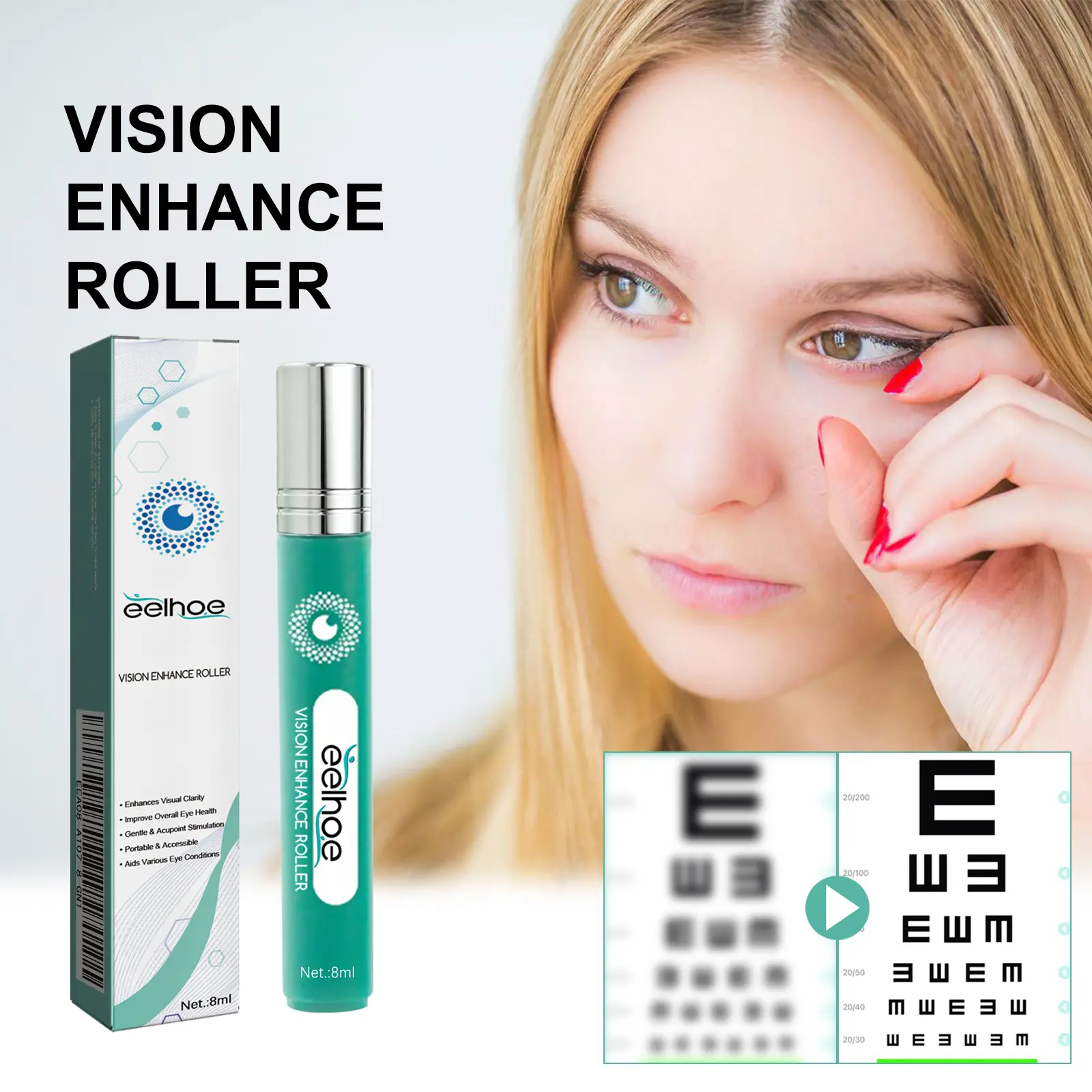 Hydrating Eye Drops | Refreshing Eye Care Solution | Moisturizing Lubricating Drops for Daily Eye Comfort