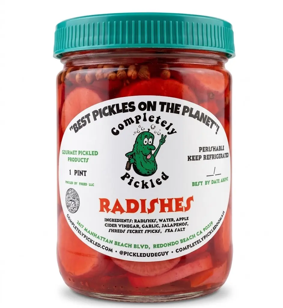 COMPLETELY PICKLED Pickled Radishes – Radishes with Apple Cider Vinegar, Garlic, Jalapeño, Sea Salt & Secret Spices