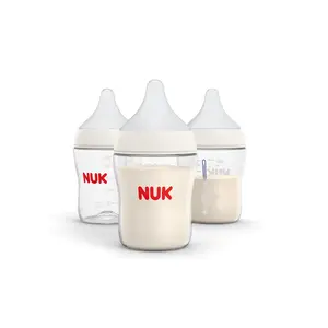 NUK Perfect Match Baby Bottle, Slow Flow, 5 Fl Oz, 3 Pack Nuk