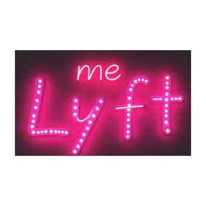 Lyft Me Car Magnets, Fun Car Decor, Rideshare Gift, Travel Accessory, Car Enthusiast Magnet, Customizable Car Sign Vehicle Exterior Decoration Adhesive Vinyl Decal Windshield Sticker Truck Sticker