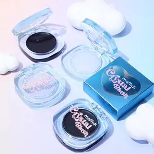 Long Lasting Glossy Blush Cream, 1 Box Transparent Color Changing Blush, Natural Look Lightweight Blush for Daily Cosmetic Makeup, Suitable for Women & Girls