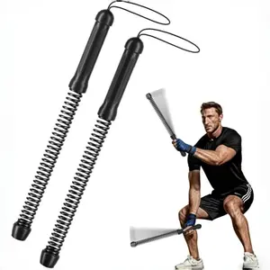 2PCS Wireless Battle Rope Workout Set, Home Gym Kit Arm Shoulder Core Strength Training Equipment, Low Impact Cardio and Muscle Building Exercise Gear for Daily Fat Burn Endurance and Full Body Workouts