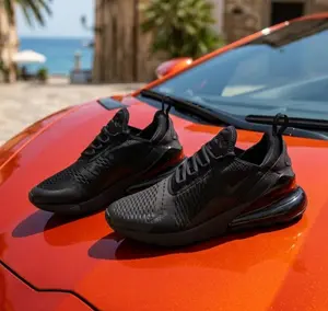 Nike Air Max 270 Triple Black AH8050-005 Mens Fashion Sneakers New
