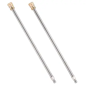 Power Washer Extension Wand, 17 Inch Stainless Steel Pressure Washer Lance with 1/4 Inch Quick Connect, 2 Pack