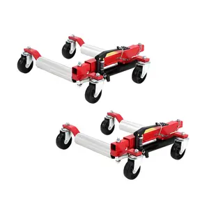 New Upgraded Car Dolly Jack Set of 2, 1500LBS Capacity Hydraulic Car Wheel Dolly with Steel Twin Rollers, Heavy Duty Rollers with Foot Pedal for Tire Auto Repair Moving, Ideal Christmas, Ideal Christmas Xmas Birthday Gifts for Women Men Friends