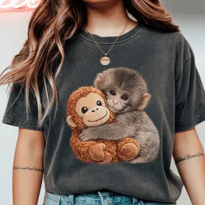 Punch The Monkey Shirt - Viral Baby Macaque Tee