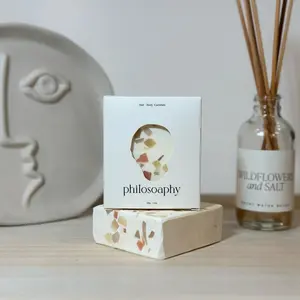 Philosophy • Terrazzo Soap Bar • Natural Skin Cleanser • Skin Tone Bright/Resilient - Perfect for Sensitive Skin