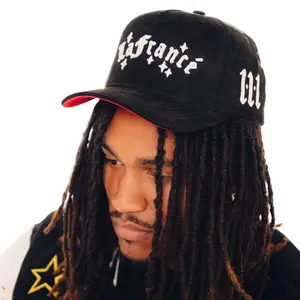 Suede Star Hat