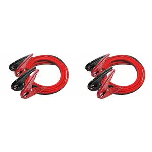 Master Mechanic 2 Pack 2 Gauge Jumper Cables for Car & Truck Battery, 20-Ft