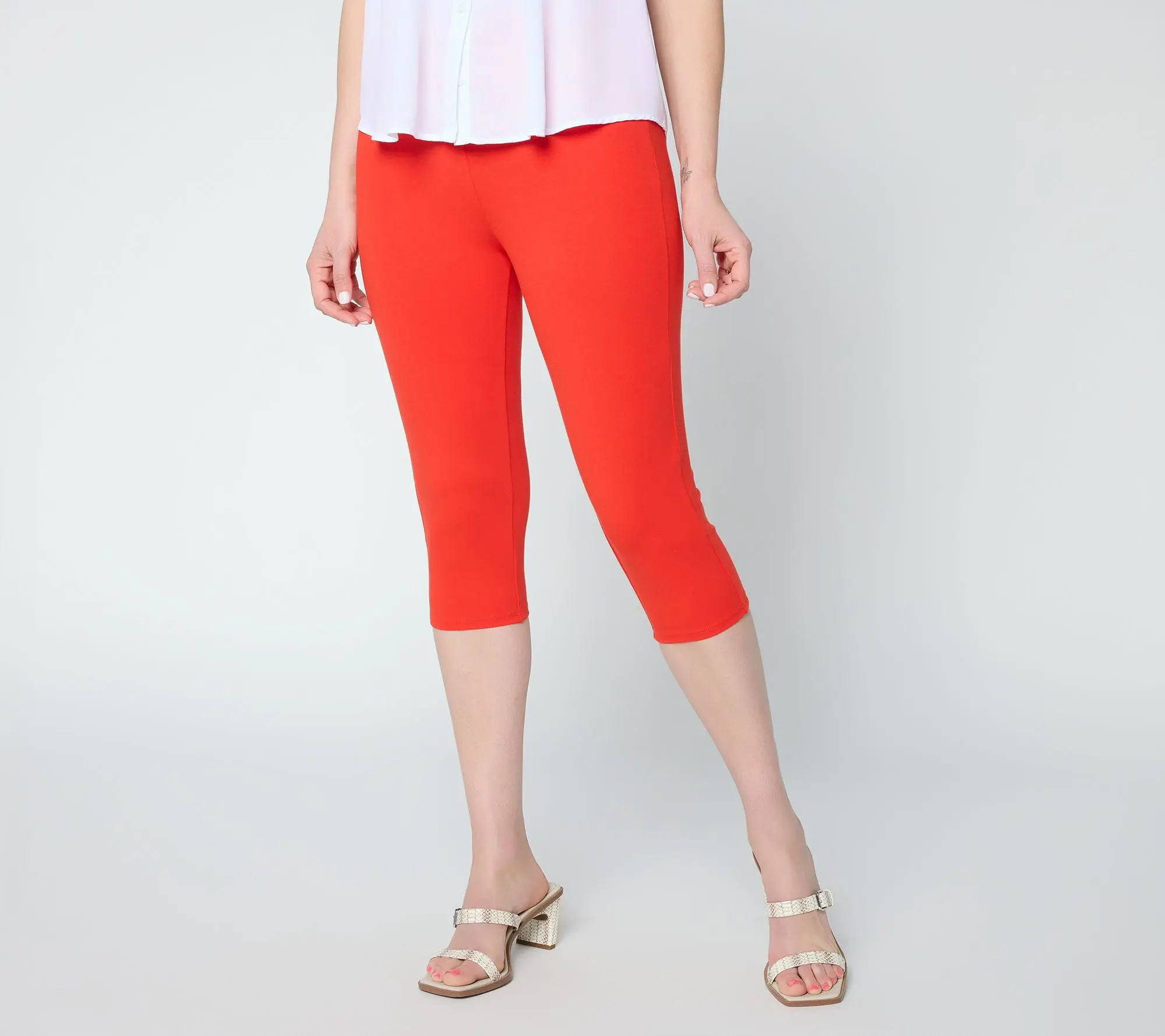 Women with Control Regular Cotton Jersey Empower Pedal Pusher
