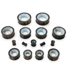 Sky Blue/White Resin Concave Wooden Tunnels