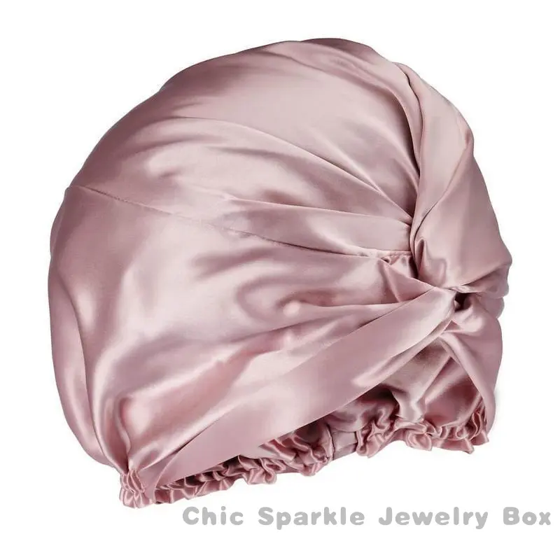 Silk Bonnet -  Pure Mulberry Silk - 6A Grade 22-Momme - Turban