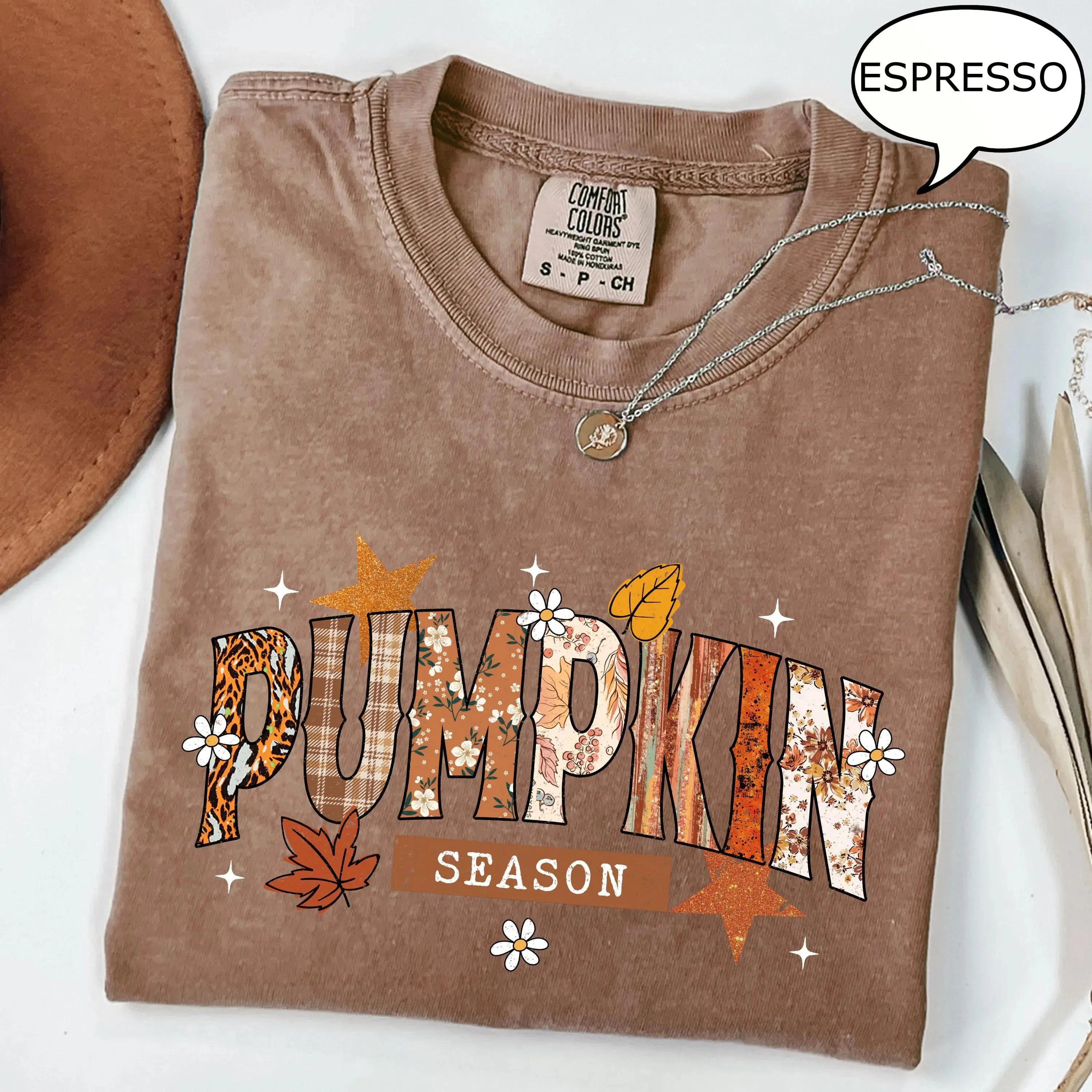 Comfort Colors Pumpkin Season Shirt, Autumn Fall Graphic Tee, Thanksgiving Pumpkin T-Shirt