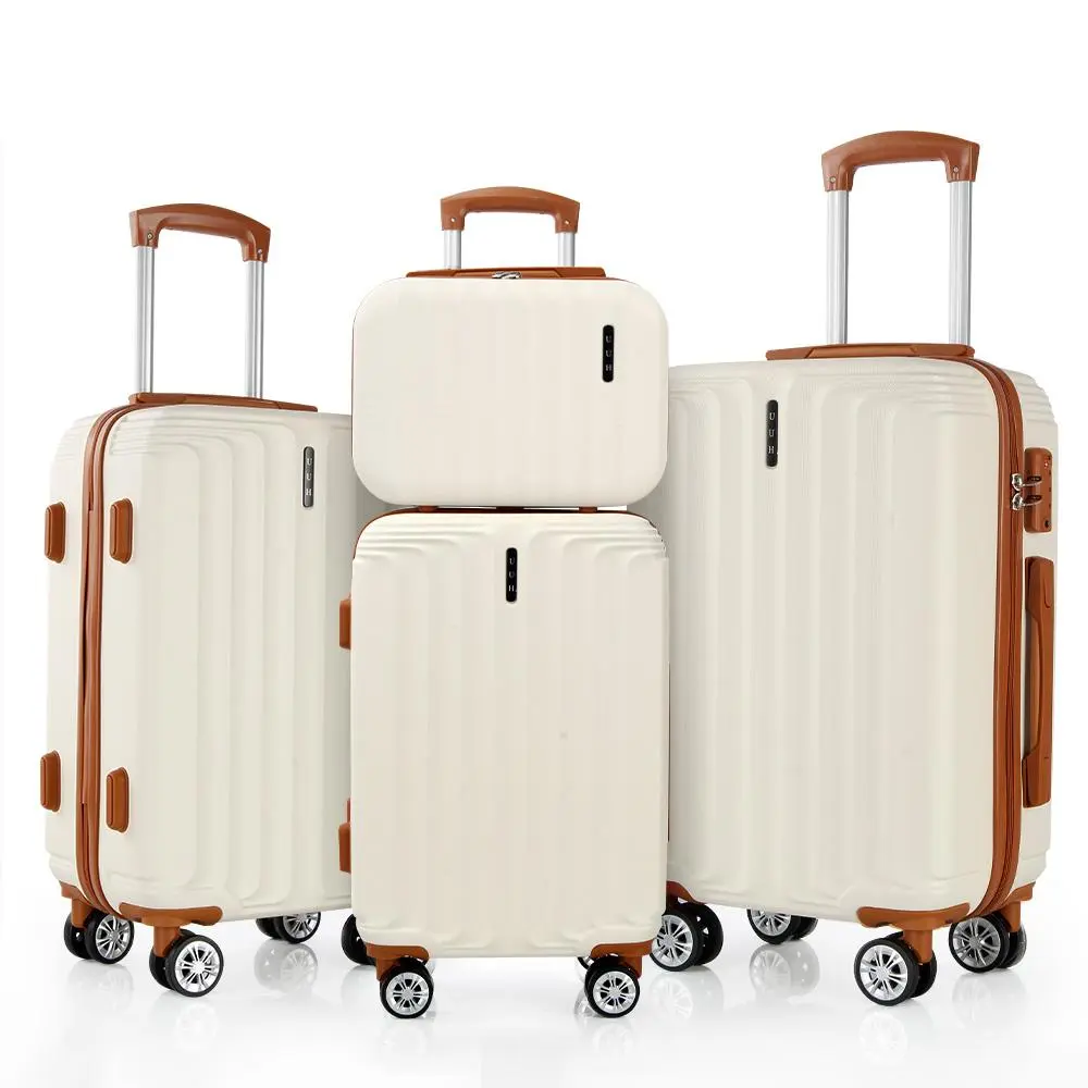 UUH Luggage set - 4pcs/6pcs/7pcs/8pcs/9pcs, Family Set with TSA Locks Durable Travel Free Suitcase UUH Luggage set - 4pcs/6pcs/7pcs/8pcs/9pcs, Family Set with TSA Locks Durable Travel Free Suitcase