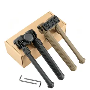 2-Legged Ultra-Light Adjustable Height Foldable Stabilizer Stand, 7.5-10.6 in T-Nut Track Mount Support Bracket for Outdoor Observation (Sports & Outdoor Camping & Hiking Lights & Lanterns Accessory)