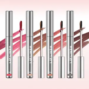 [ Buy 1 get 3 free ]4Pcs Peel Off Lip Liner Stain Lip Gloss Lip Tint Set Velvet Matte Tattoo Long Lasting Waterproof Transfer Proof Brightening Cosmetic Clear Lipstick,Mother's Day Campaign