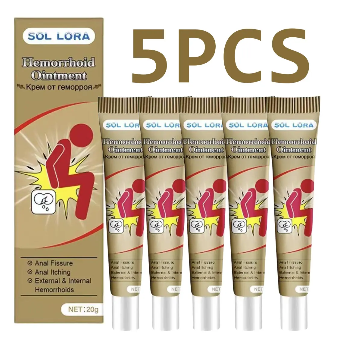 Herbal Hemorrhoid Cream - Alcohol-Free Moisturizer for Targeted Relief, Original Formula Body Care, Single Item with Targeted Application, Moisturizers