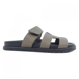 Pre-owned HERMÈS Calfskin Small Leather Goods Hermes Chypre Leather Sandals