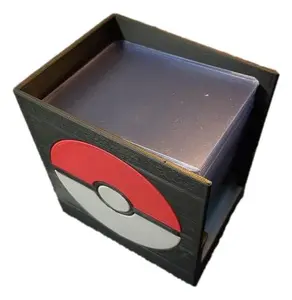 Break Buddy Pokémon Card Storage Box – Poké Ball Trading Card Organizer for Penny Sleeves & Toploaders – 3D Printed TCG Supply Holder