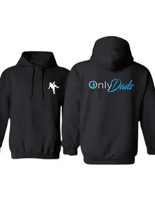 Only Dad Hoodie for Proud Fathers, Fun Fatherhood Theme Design, Long Sleeve Unisex Sweatshirt, Perfect Gift for Boyfriend