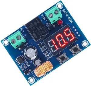 DIY Soldering Kit Digital Low Voltage Protector Disconnect Switch Cut Off 12V Over-Discharge Protection Module for 12-36V Lead Acid Lithium Battery Low Voltage Cutoff for Solar Panel Lighting System